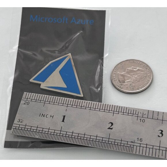 Microsoft Azure Limited Edition Computer Employee Lapel Pin Rare - Picture 2 of 3